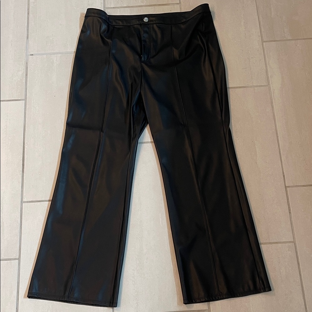 Wild Fable Black Faux Leather Pants